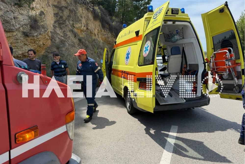 Ηλεία - ανατροπή νταλίκας