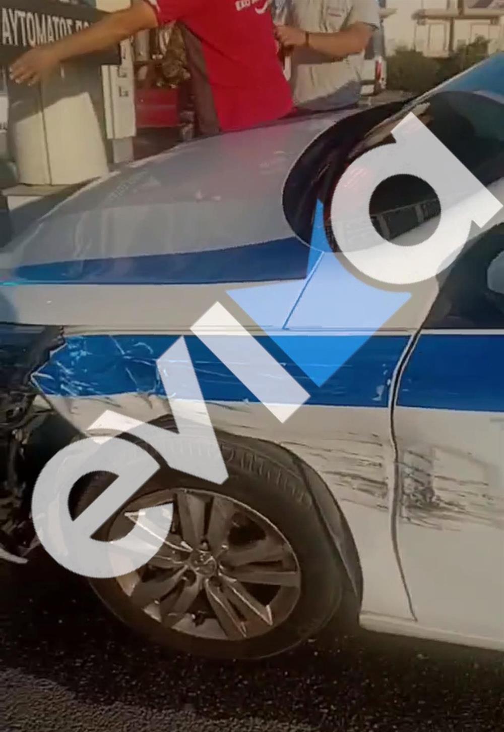 Περιπολικό - Χαλκίδα - τροχαίο