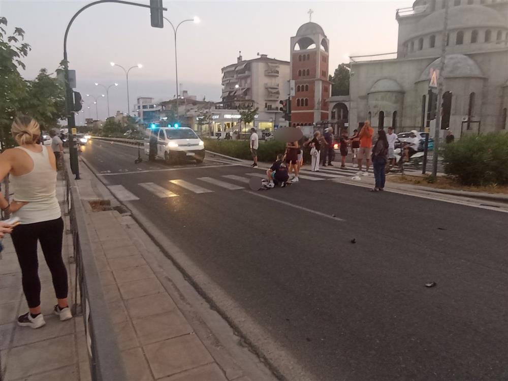 Λάρισα - ατύχημα - πατίνι