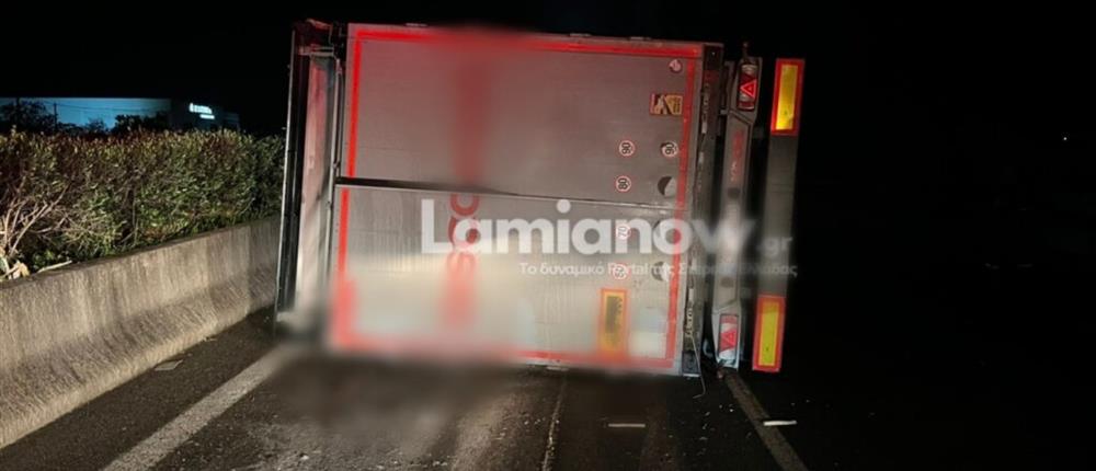 τροχαιο - Αθηνων - Λαμιας - φορτηγο