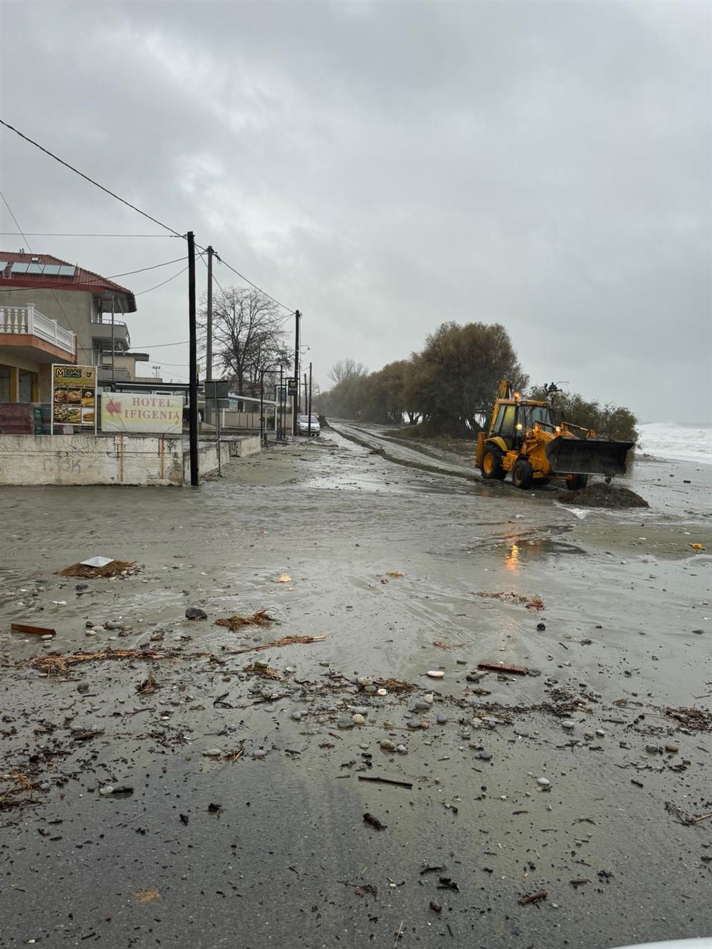 Κακοκαιρία Bora - Πλαταμώνας Κακοκαιρία Bora - Πλαταμώνας