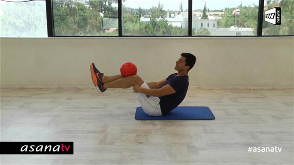 Ασκήσεις με medicine ball για γραμμωμένους κοιλιακούς (επίπεδο αρχαρίων)