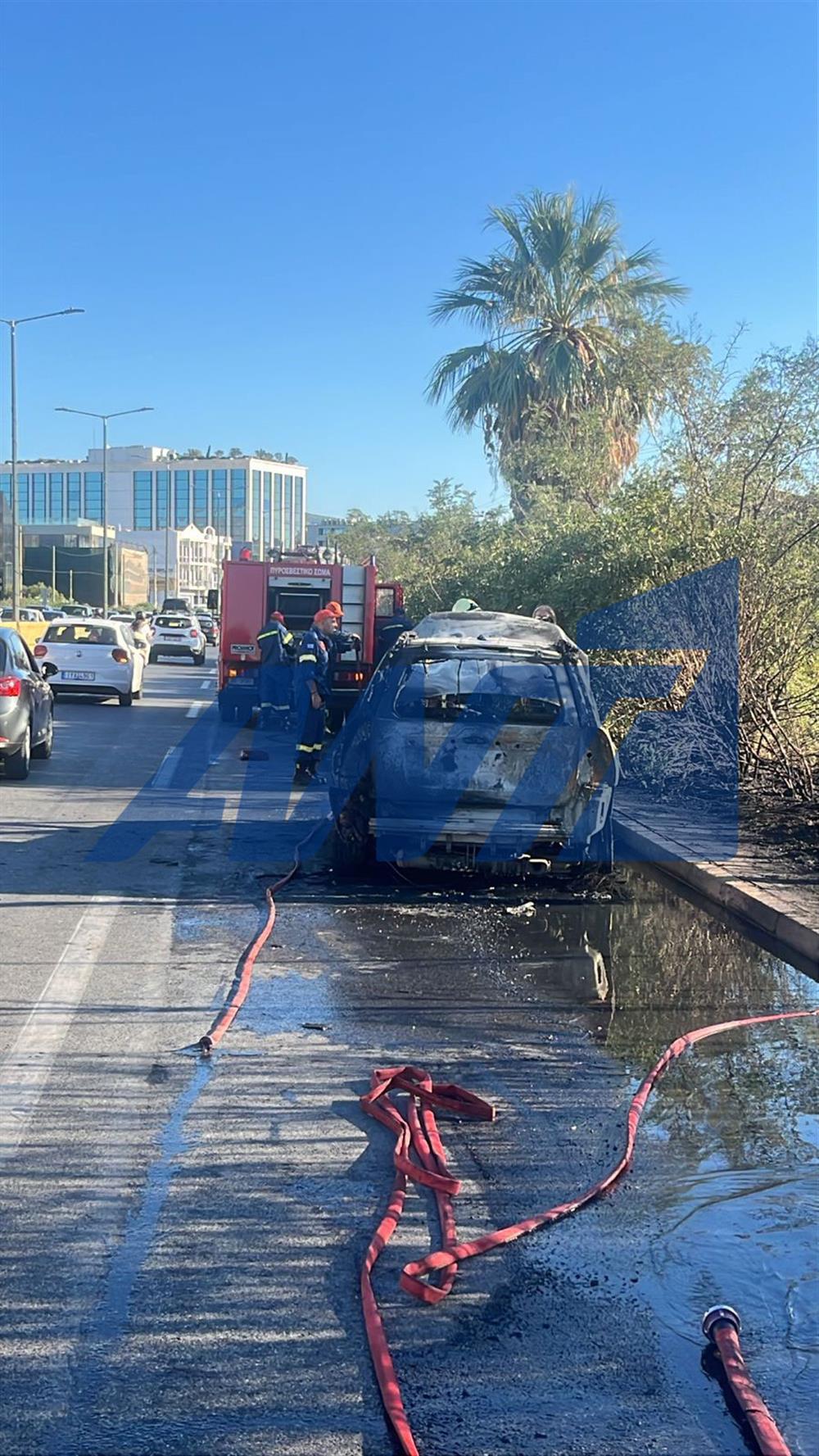 Λ. Κηφισίας: Φωτιά σε ΙΧ