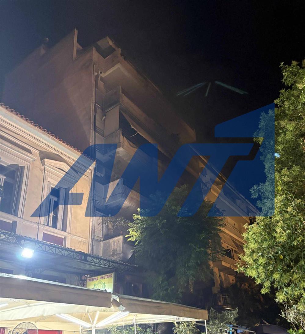 Πρώτες εικόνες από τη φωτιά στο Μεταξουργείο