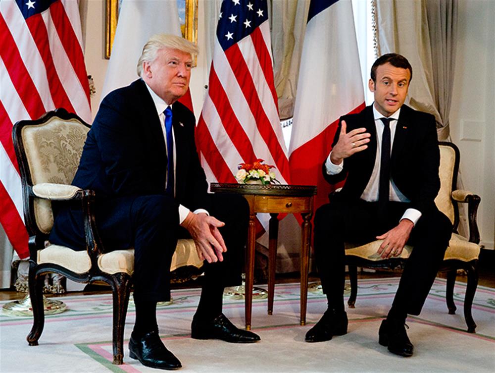 AP - Τραμπ - Μακρόν - Βρυξέλλες AP - Τραμπ - Μακρόν - Βρυξέλλες