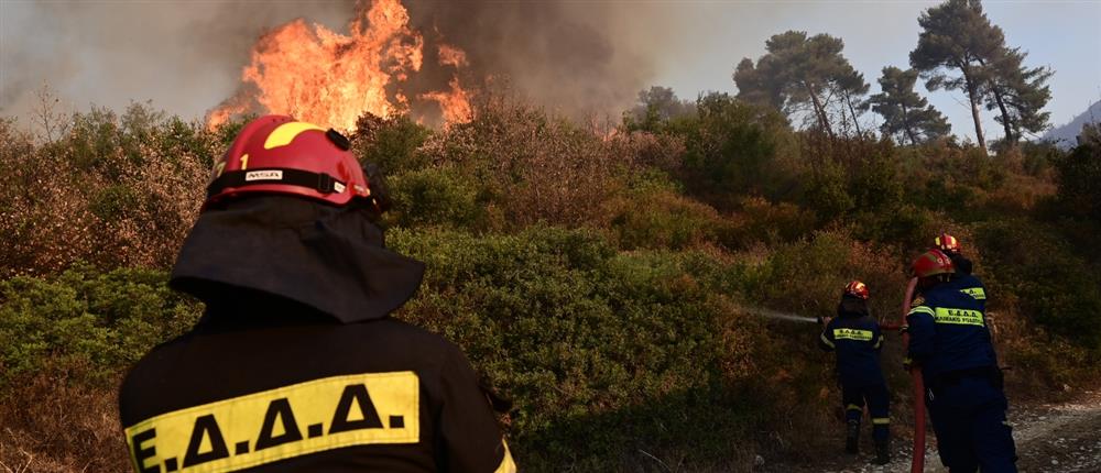 Πυρκαγιά - φωτιά - Βαρνάβας - Γραμματικό - Πεντέλη