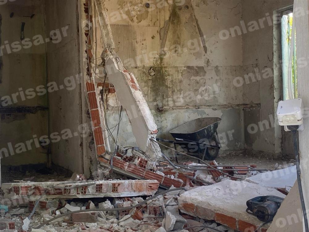 Λάρισα - Πυροσβέστης - Τοίχος