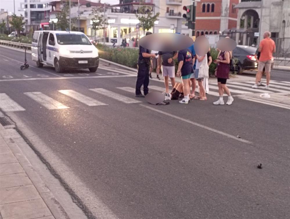 Λάρισα - ατύχημα - πατίνι