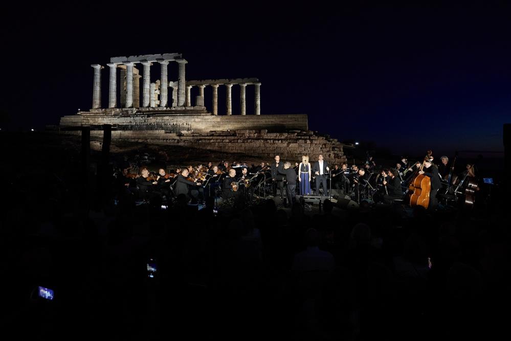 Μητσοτάκης - Σούνιο - Ναός του Ποσειδώνα