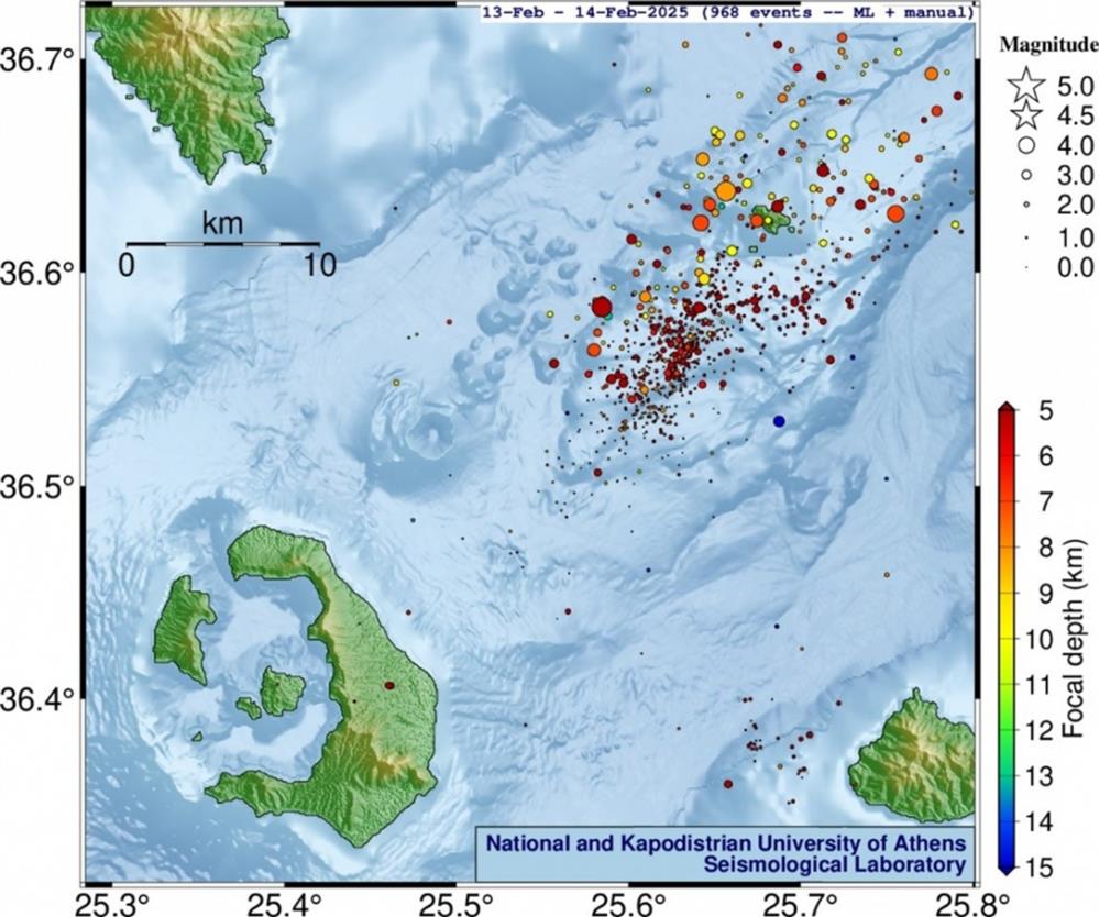 Σαντορίνη - ΕΚΠΑ - Χάρτης