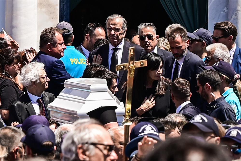 Κηδεία - Λένα - Σαμαρά - Αντώνης - Σαμαράς