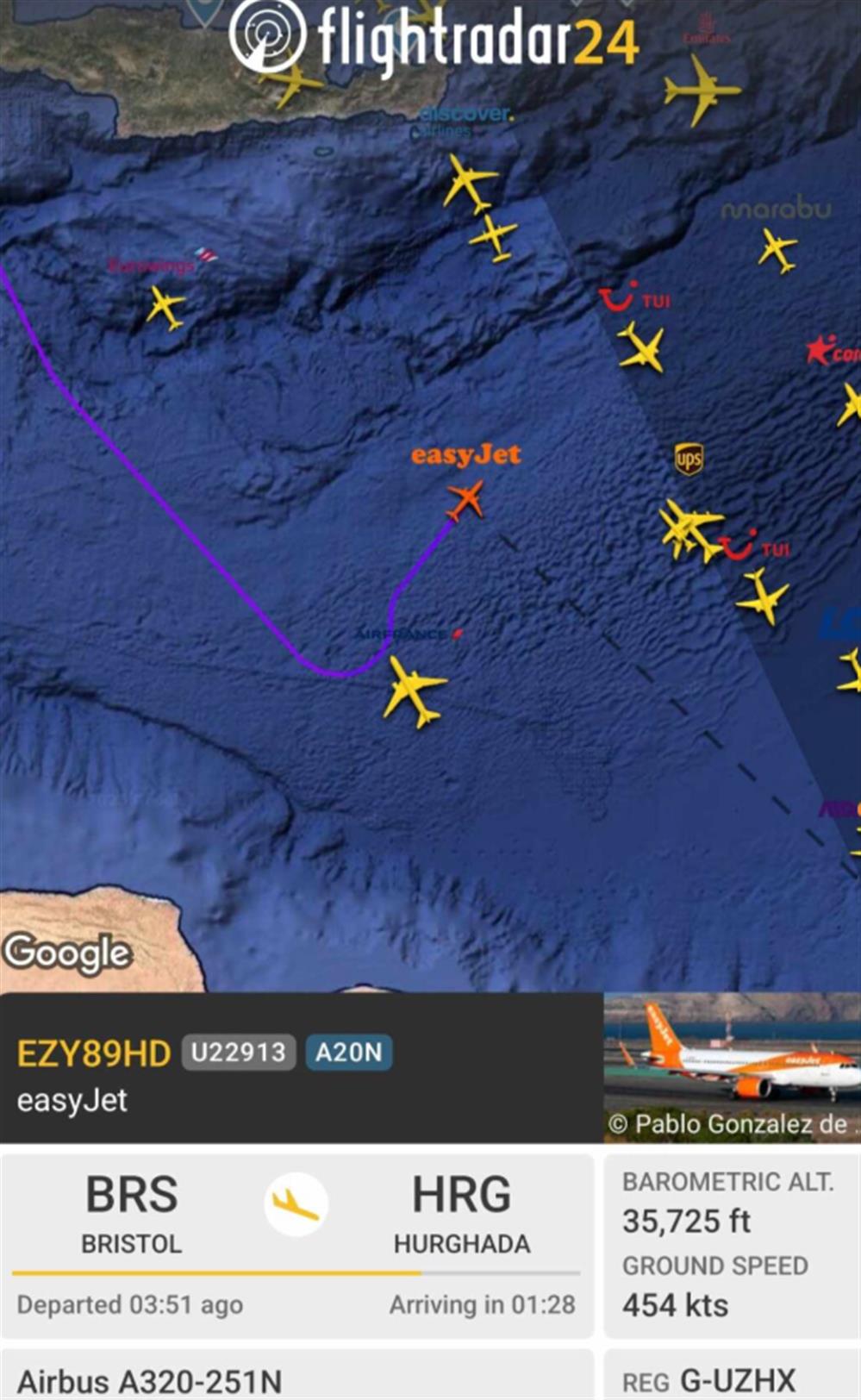 Ηράκλειο - Αναγκαστική προσγείωση