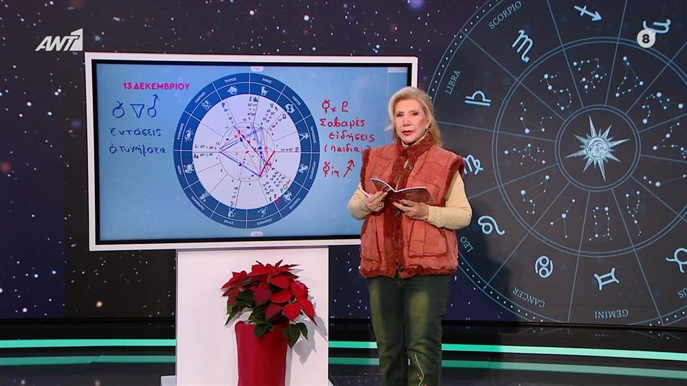 Αστρολογία με την υπογραφή της Λίτσας Πατέρα| Κριός (13/12/2025)
