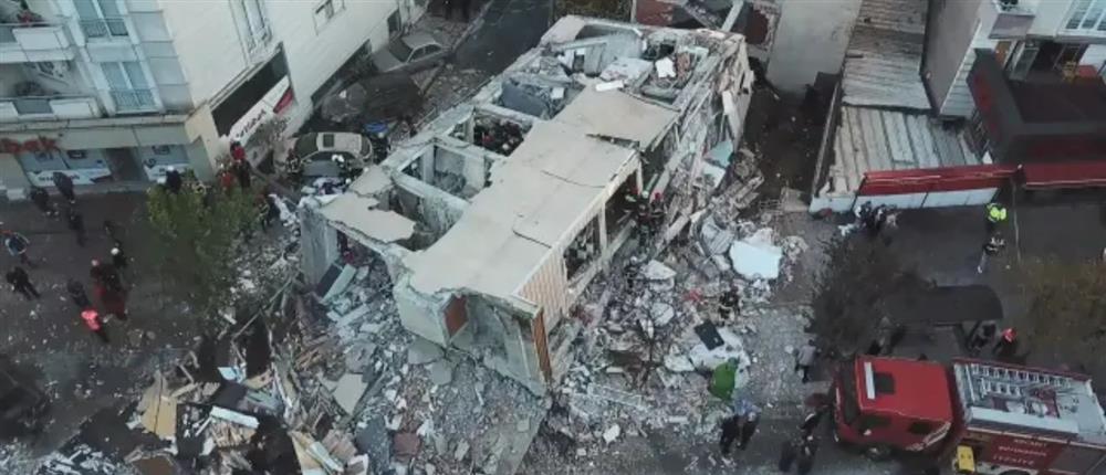 Τουρκία - Κατάρρευση πολυκατοικίας